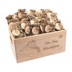 Unser personalisierter Adventskalender aus Holz...