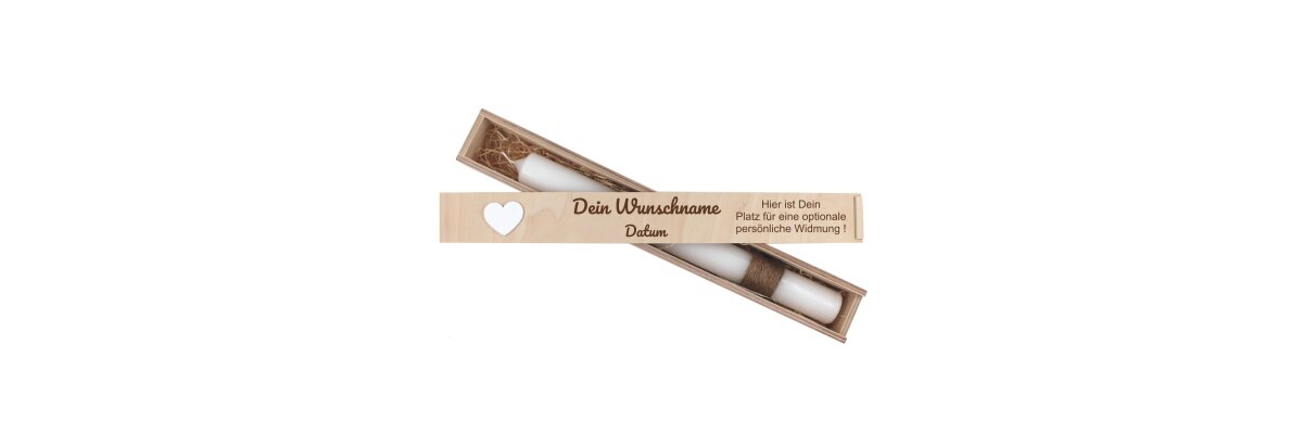 Die Bedeutung der Taufe und das Perfekte Geschenk: Personalisierte Taufkerzenboxen - Die Bedeutung der Taufe und das Perfekte Geschenk: Personalisierte Taufkerzenboxen
