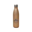 die-veredler Trinkflasche "Bergmadl" 500ml aus Edelstahl in deiner ausgewählten Wunschfarbe