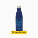 die-veredler Trinkflasche personalisiert dunkelblau soft...