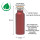 Trinkflasche mit Tier-Motive ROT und deinem Namen personalisiert aus Edelstahl mit Bambusdeckel 500ml