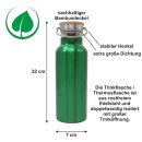 Trinkflasche mit Fahrzeug-Motiven Grün und deinem...