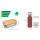 Brotdose und Trinkflasche mit Namen personalisiert im Set, Lunchbox M aus Metall und Isolierflasche aus Edelstahl personalisiert in rot