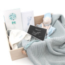 Personalisierte Erinnerungsbox Baby mit Namen XL - Herz