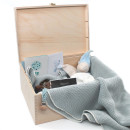 Personalisierte Erinnerungsbox Baby mit Namen XXL - Waldtiere