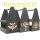 BESTEN VÄTER-Bierträger personalisiert Sixpack Flaschenträger Bierträger aus Holz SCHWARZ mit Gravur Männerhandtasche Geburtstagsgeschenk Biergeschenk Vatertag Geschenk