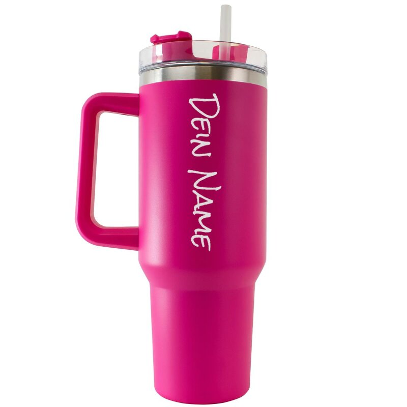 Tumbler Trinkbecher mit Strohhalm 40 OZ personalisiert