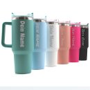 Tumbler Trinkbecher mit Strohhalm 1.18L 40OZ Thermobecher...