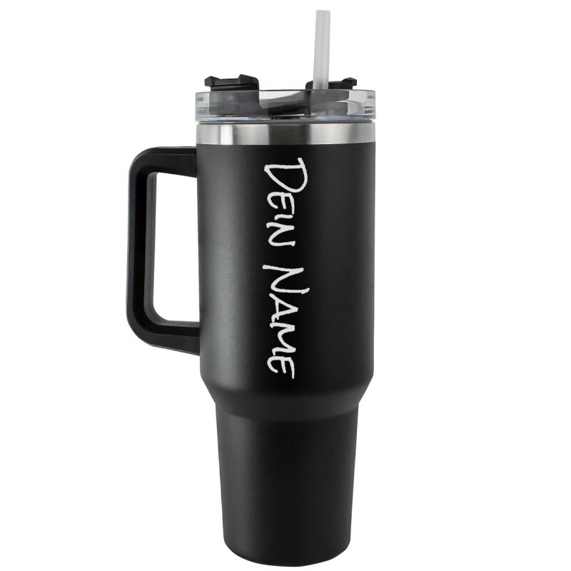 Tumbler Trinkbecher mit Strohhalm 40 OZ personalisiert