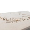 Erinnerungsbox Hochzeit personalisiert, Erinnerungskiste mit Namen und Hochzeitsdatum, Aufbewahrungsbox als Hochzeitsgeschenk (XL)