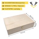 Erinnerungsbox Hochzeit personalisiert, Erinnerungskiste mit Namen und Hochzeitsdatum, Aufbewahrungsbox als Hochzeitsgeschenk (XL)