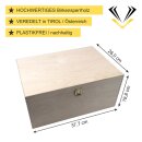 Erinnerungsbox Hochzeit personalisiert, Erinnerungskiste mit Namen und Hochzeitsdatum, Aufbewahrungsbox als Hochzeitsgeschenk (XXL)