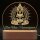 7 Chakren Nachtlicht personalisiert Stimmungslicht  Nachttischlampe Meditationslicht Meditiation Lampe Geschenk Esoterik Schlummerlicht mit Name LED-Lampe Achtsamkeit Geschenk Yoga Geschenk