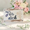Wunscherfüller Für dich mit Blumenmotiv aus...
