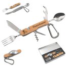 Campingbesteck Mountainbike personalisiert mit Wunschname...