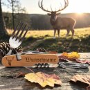 Campingbesteck Hirsch personalisiert mit Wunschname...