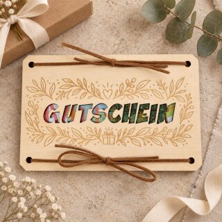 Wunscherfüller Gutschein aus Holz – Kreative Geschenkverpackung
